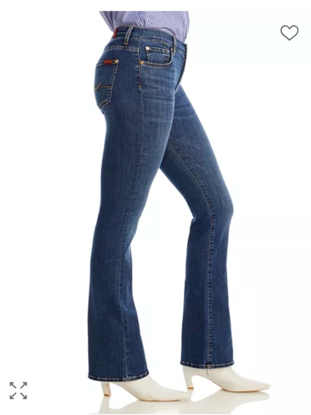 7 For All Mankind Kim is bootcut Blue Flare Jeans